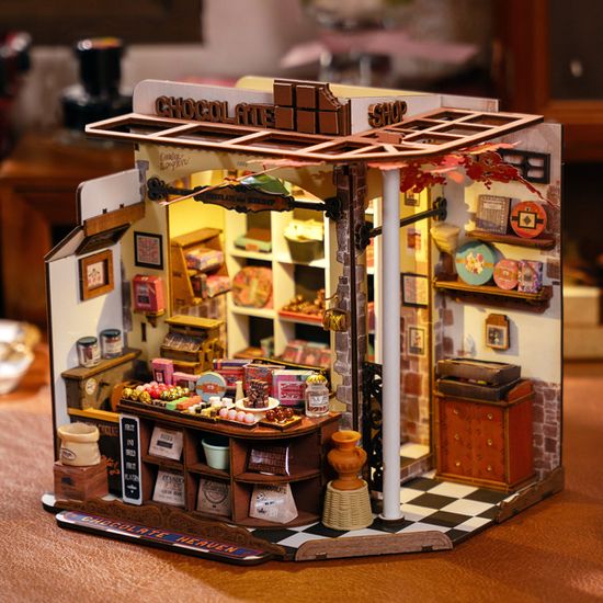 핸즈크라프트 DIY 미니어처 하우스 헨리의 초콜릿가게