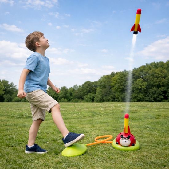 무당벌레 3in1 어린이줄넘기링던지기로켓운동놀이세트