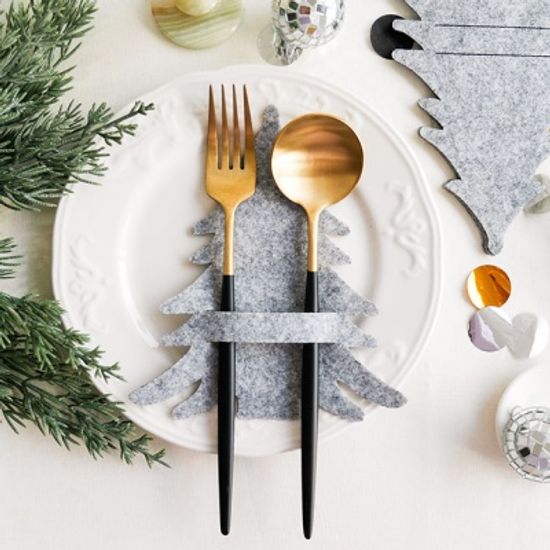 크리스마스 테이블 받침 데코 4P