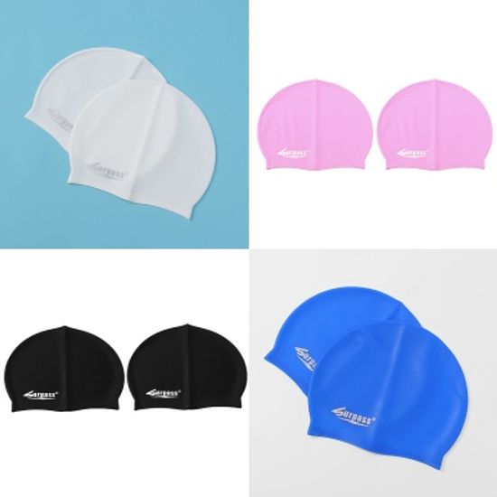 써패스 실리콘 수영모 2p세트(4color)