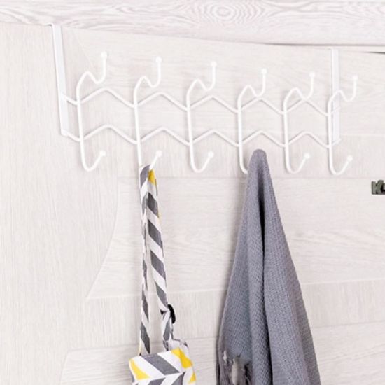 지그재그 12구 도어후크 도어훅 옷걸이