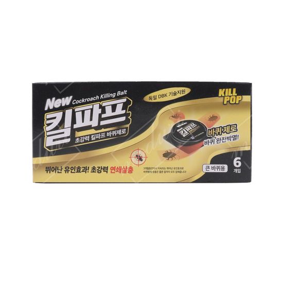 킬파프 초강력 바퀴제로 큰바퀴벌레용 6개입(WE32E3A)