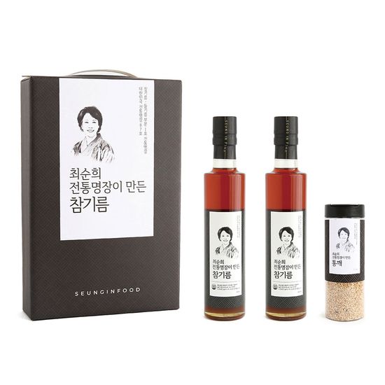 최순희 전통명장이 만든 참기름 통깨 선물세트