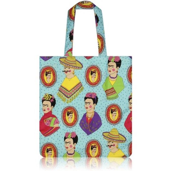 나더 프리다 칼로 플랫 토트백 (Turquoise)