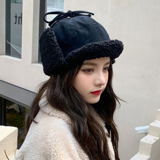H-37 무스탕 양털 귀달이