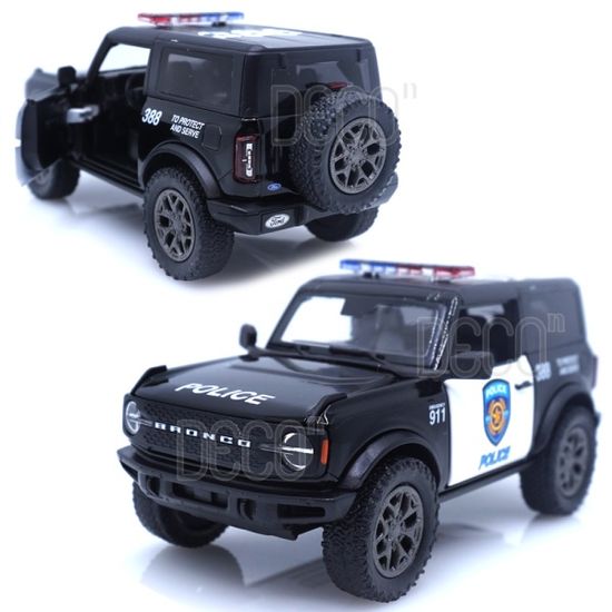 킨스 포드 브롱코 경찰차 미니카 풀백 다이캐스트 