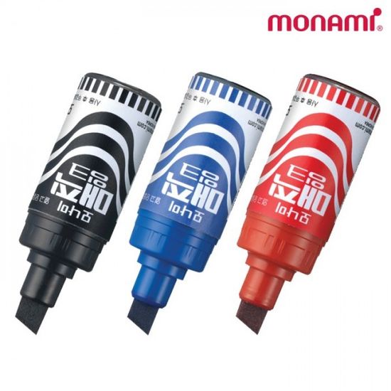 모나미 병매직 흑색 청색 적색 매직 잉크