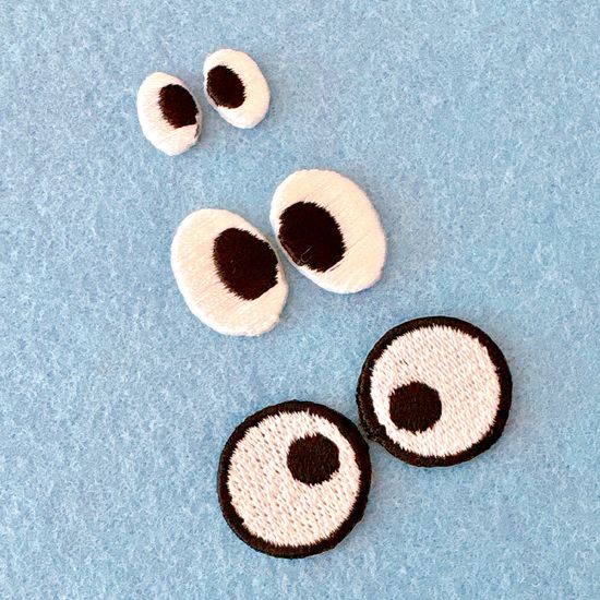 눈 eye 눈동자 자수 패치 와펜(3종)