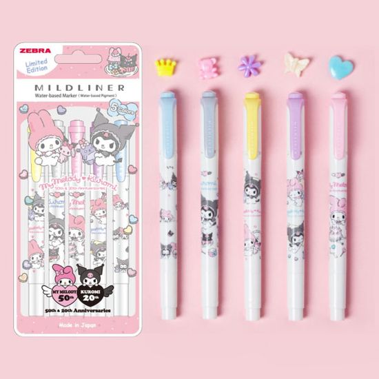 [한정판]제브라 마일드라이너_마이멜로디&쿠로미 세트