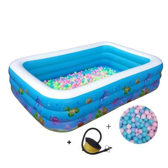 [무료배송]인타임196cm대형풀장+발펌프+볼400개3종