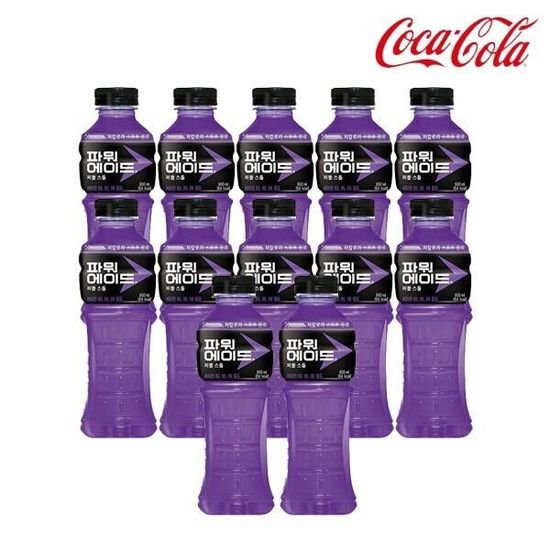 파워에이드 퍼플스톰 600ml x 12pet 2023-07-23까지