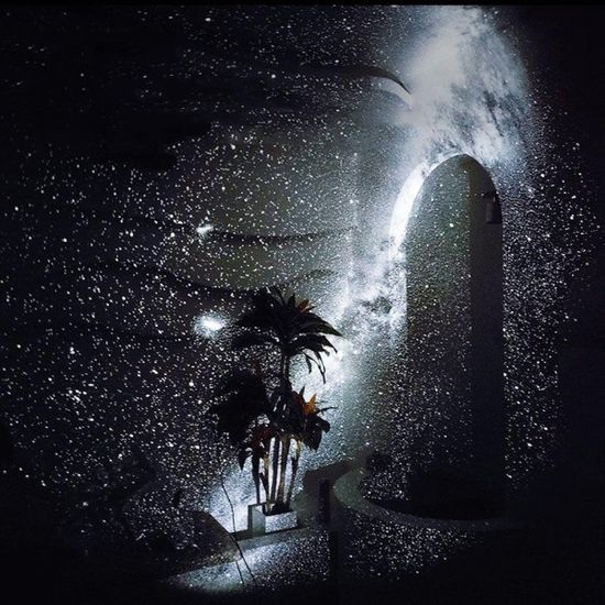 Pococo 우주 갤럭시 프로젝터 오로라 램프 은하수 무드등