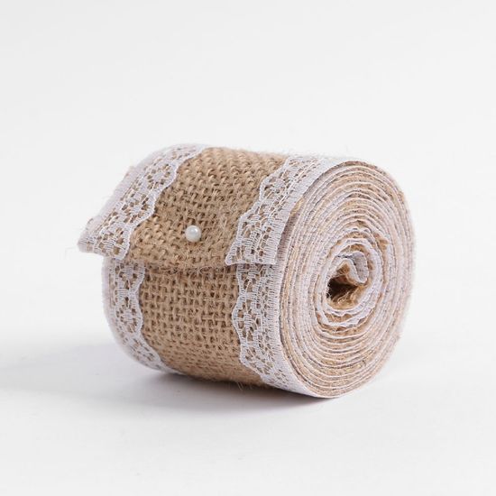 DIY 황마 레이스롤 CV-2/ 선물포장 롤리본