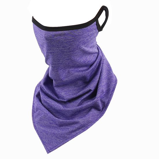 [젠웨어] 썸머 메쉬 귀걸이형 롱 멀티스카프(퍼플)