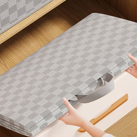 모던체크 접이식 이불정리함 옷정리함 3size