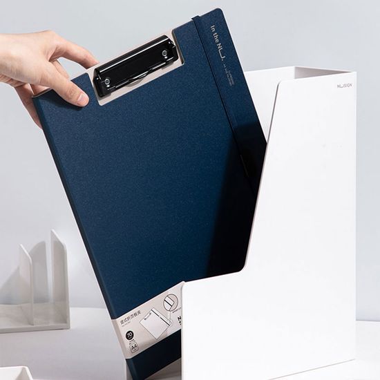 누사인 고정스트랩 커버 덮개 클립보드 A4 파일철