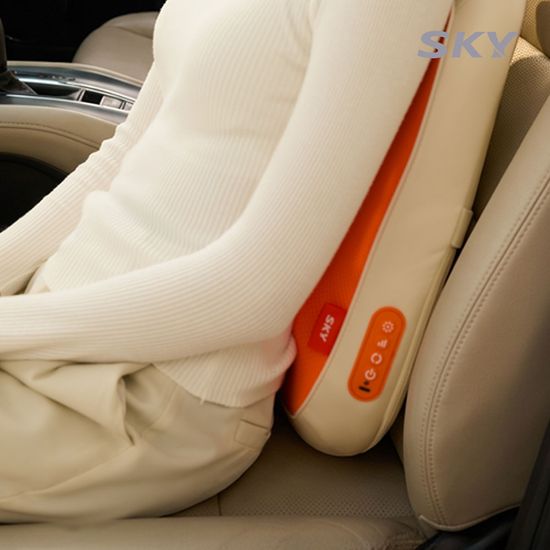 스카이 롤링 등 허리 온열 마사지기 등받이 쿠션 EM18