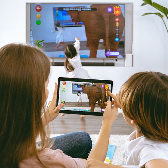 세계지도 어린이 증강현실 교구 + AR 무료 앱 