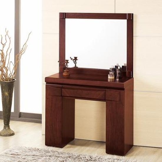 콘솔 밀레 원목화장대 서랍 거울화장대