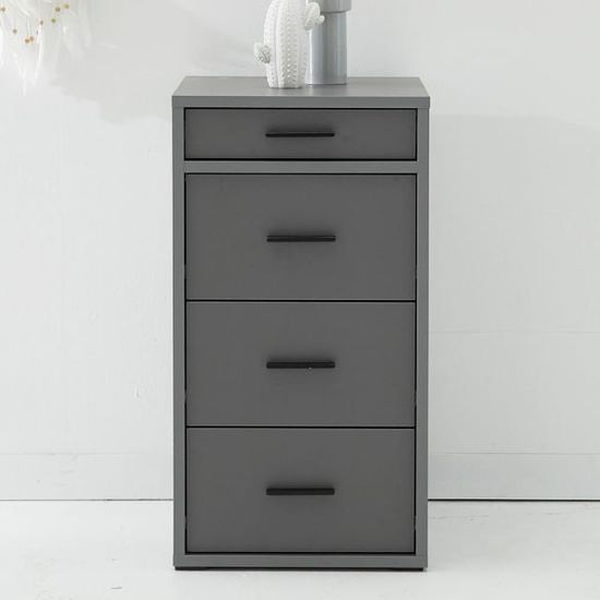 프리 4단 서랍장 미니 옷 틈새장 낮은 (착불)