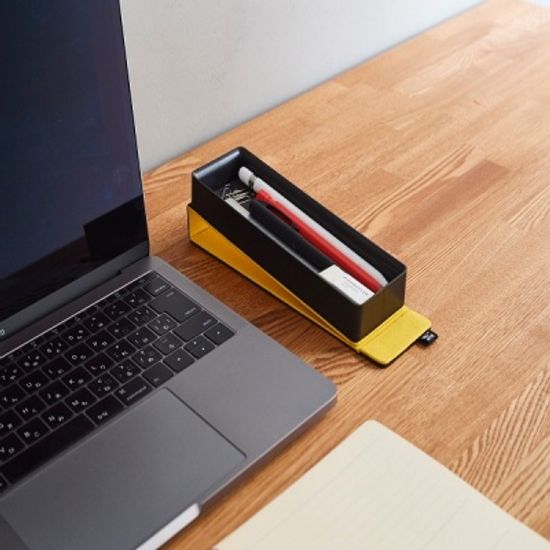 FlipTray 다목적 디자인 필통 Saffron