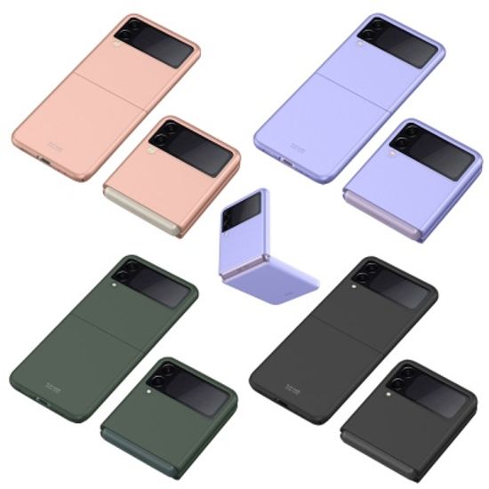 갤럭시 Z플립3 5G 심플 솔리드 컬러 슬림 하드 케이스