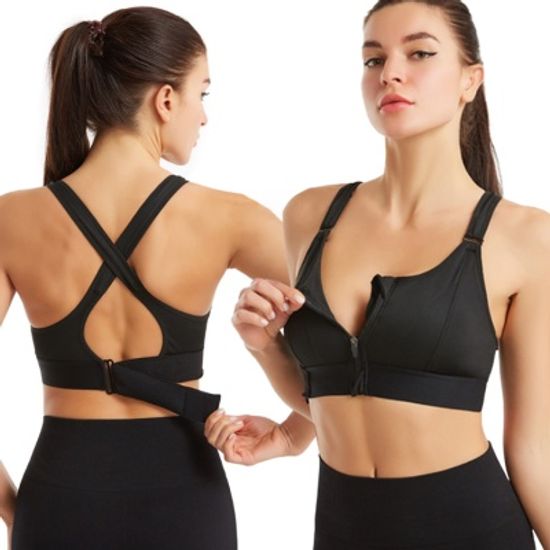 어나더뷰 하이 서포트 지퍼 브라탑 벨크로 no.1194