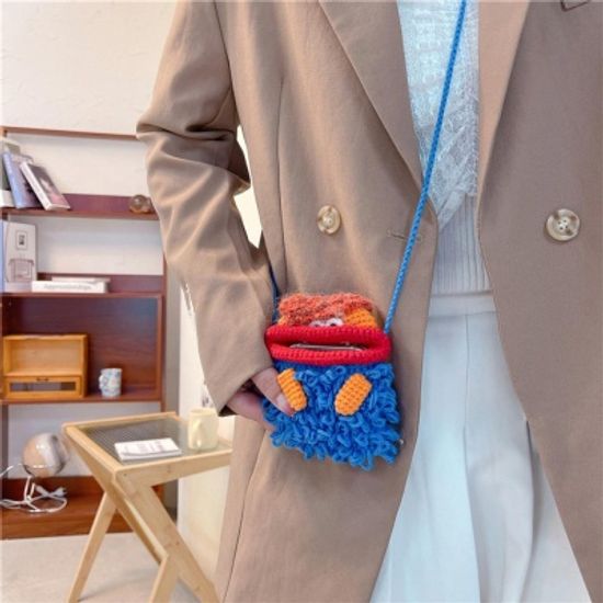 갤럭시 z플립 4 3 2 빅마우스 뜨개질 카드수납 파우치