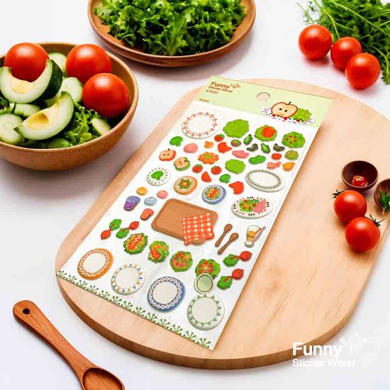 퍼니스티커 Z831 내맘대로 샐러드 캐스팅 차일드