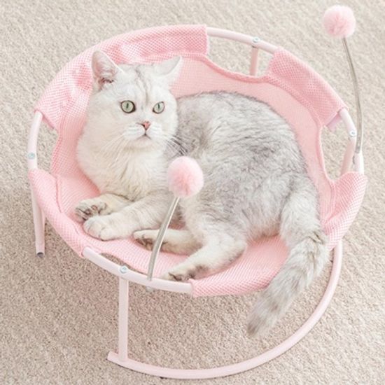 데롱데롱 통풍 그물망 강아지 고양이 쿨해먹 2color