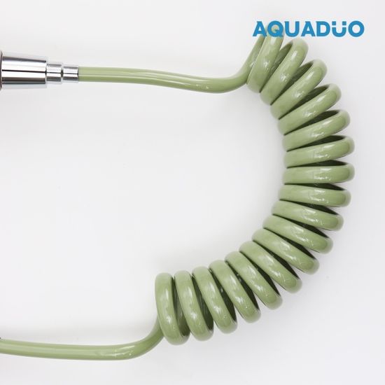 아쿠아듀오 물때, 꼬임방지 스프링 샤워기호스 - 3 M