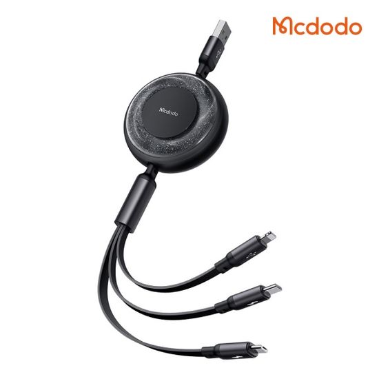 릴타입 3in1 충전 케이블 [C타입&8핀&5핀] CA357