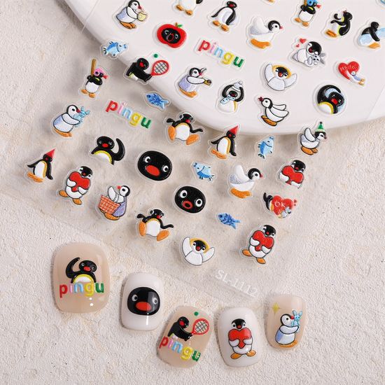 핑구 펭귄 스티커 다꾸 다이어리 꾸미기 네일 스티커