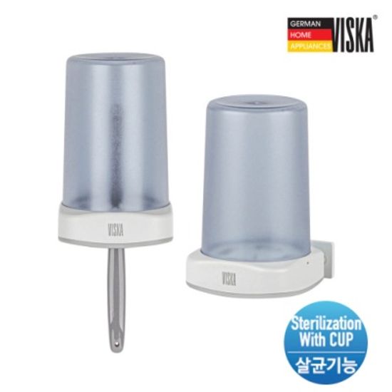 [비스카] 무선 양치 컵 UV 칫솔 살균기 VK-H01A