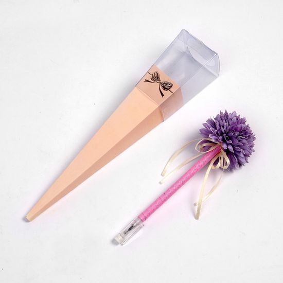 스위트 국화 플라워 볼펜(0.4mm) 필기구 중성펜