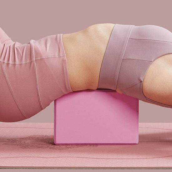 밸런스 EVA 요가블록 2p세트(핑크) 홈트 필라테스블럭