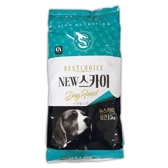 강아지 뉴스카이 성견용 15kg 1P 반려견 건식 사료(WD5097A)