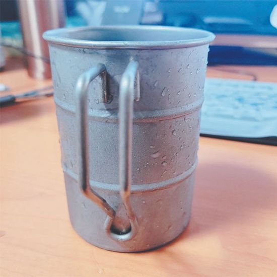 레트로 스텐 머그컵 캠핑컵 맥주컵 (400ml)(WCAED85)