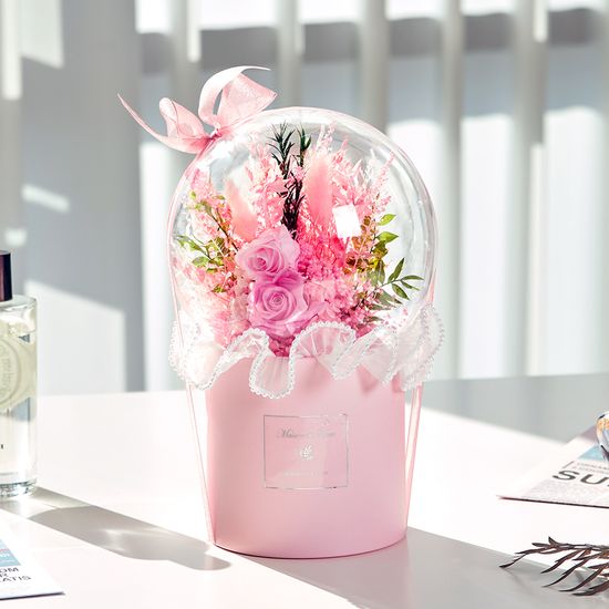 시들지 않는 생화 프리저브드 플라워 LED조명