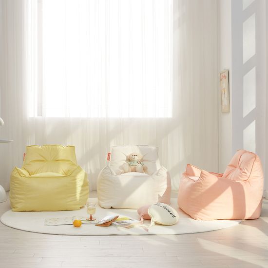 보니타빈백 컴팩트 페르시안 JR108 스웨이드 소파