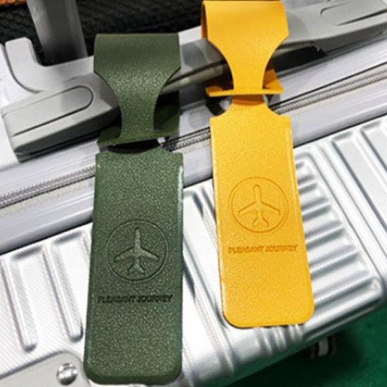 가죽 캐리어 네임택 여행용 가방