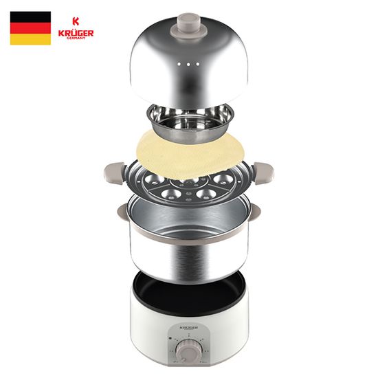 크루거 2단 스텐 멀티찜기 그릴포함 KR-MTN1904