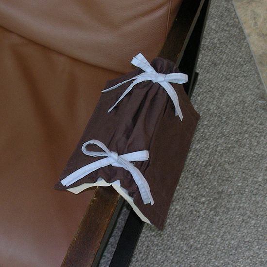 드로우스트링 북커버 - 브라운