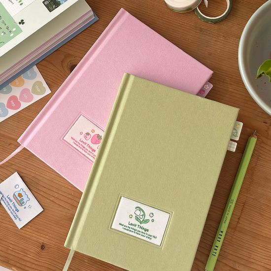 러빗띵스 라벨 다이어리 세트 ver.2