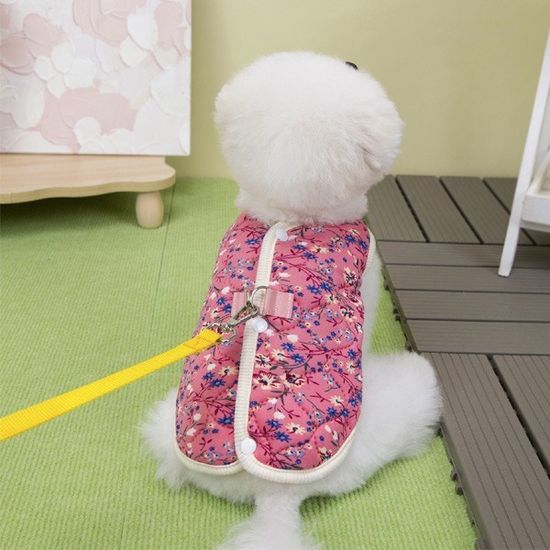 강아지옷 조끼 할머니조끼