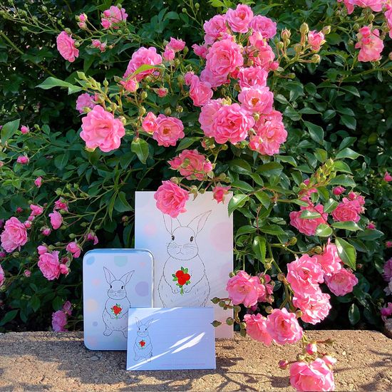 빨간열매 토끼 / 엽서