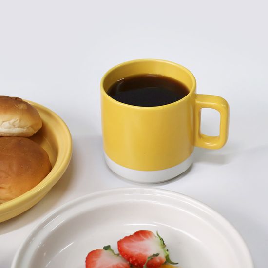 뉴샌드 국산 도자기 머그 300ml 4p세트 4color 택1