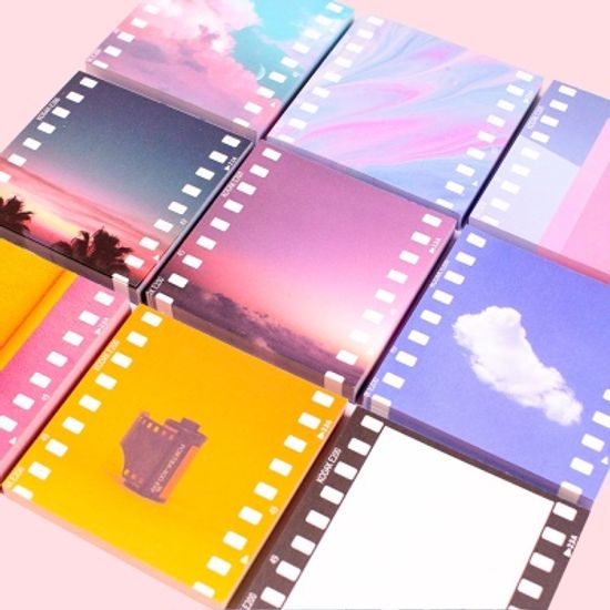 감성 필름 떡메모지 10type FRAISEL 아날로그 다꾸
