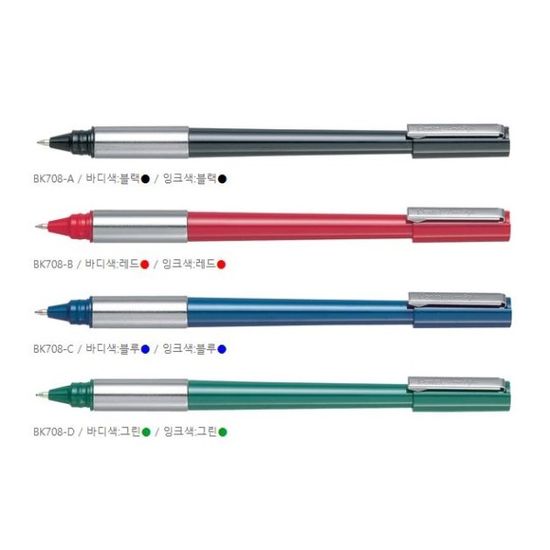 펜텔 프랑스산 1.0mm 유성볼펜-라인스타일 BK708 1타