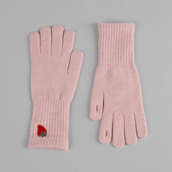 [베네]딸기가 좋아 핑거홀 장갑